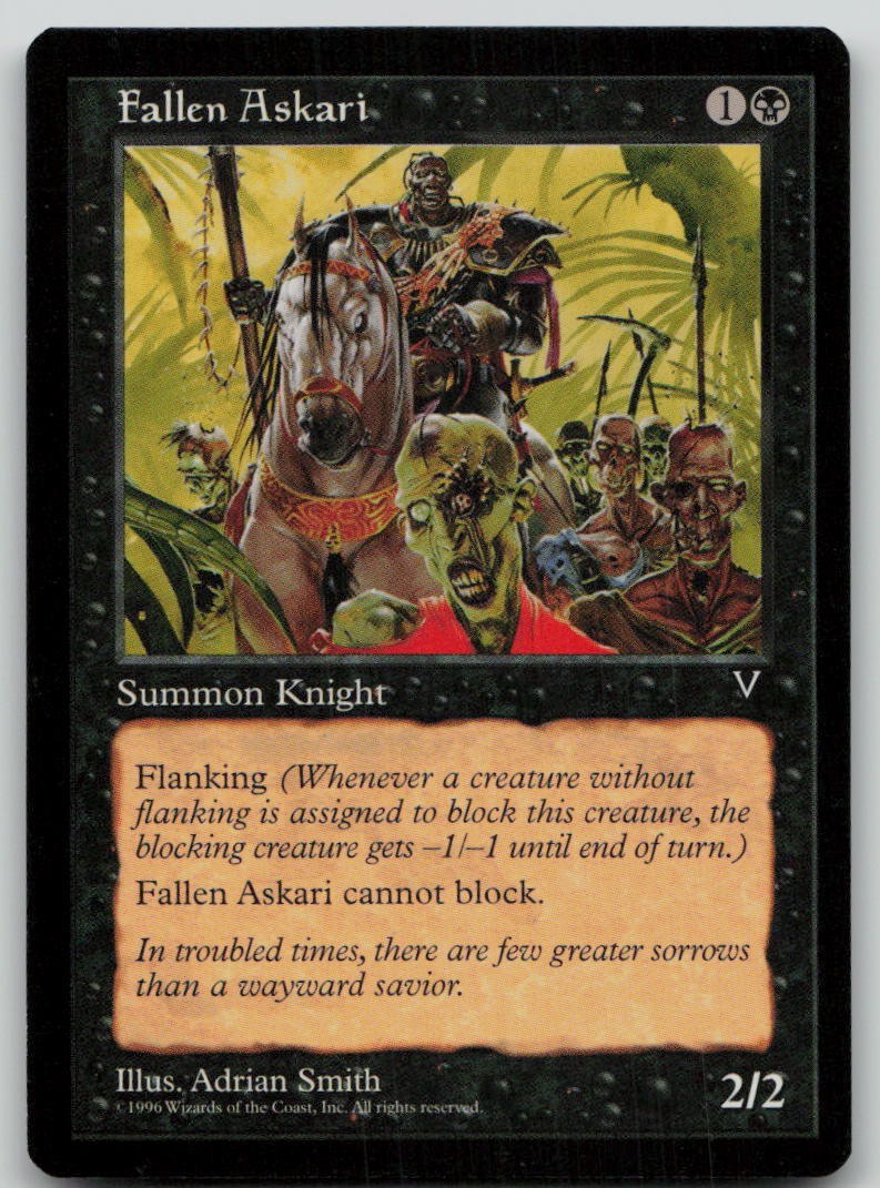 Fallen Askari [Visions - 59] Lightly Played Common Magic