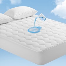 Queen Cooling Mattress Pad for Hot Sleepers, Waterproof Cold Mattress Topper