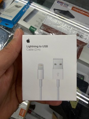 Genuine Apple MD819AM/A White - Lightning to USB Cable 2M 