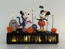 Kohl's 2025 New Disney Light-Up Graveyard Tabletop Decoration Halloween Fall