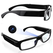 Camera Glasses Video Glasses HD with 64GB Memory Card Recording Glasses Smart