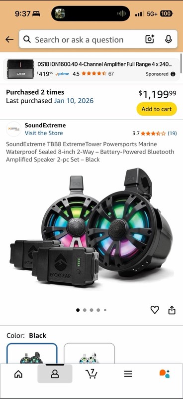 ECOXGEAR SoundExtreme Marine-Grade Speakers