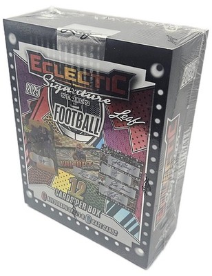 2025 Leaf Eclectic Signature Series Football Hobby Box 6 Autographs Per Box
