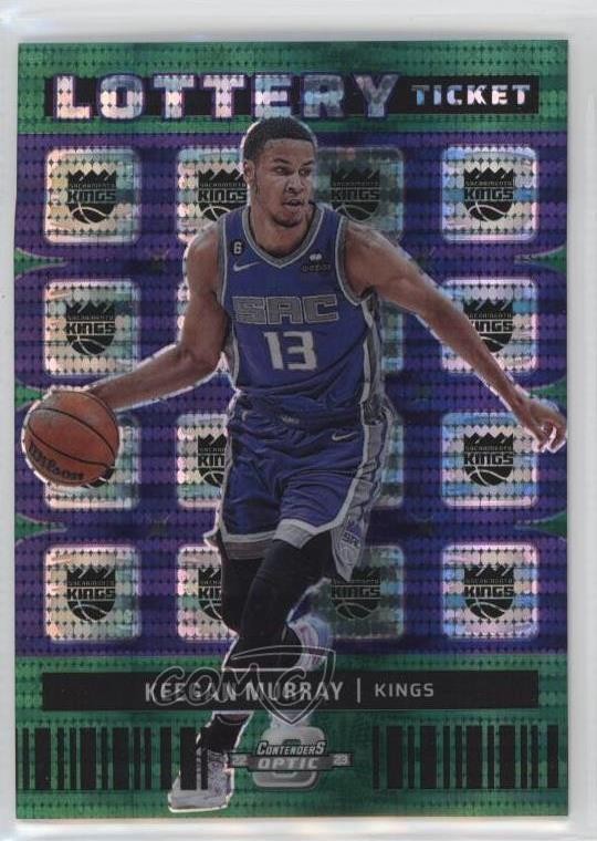 2022 Panini Contenders Optic Green Pulsar Prizm 3/25 Keegan Murray Rookie RC 0c2