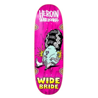 Heroin Skateboard Deck Wide Bride 10.4