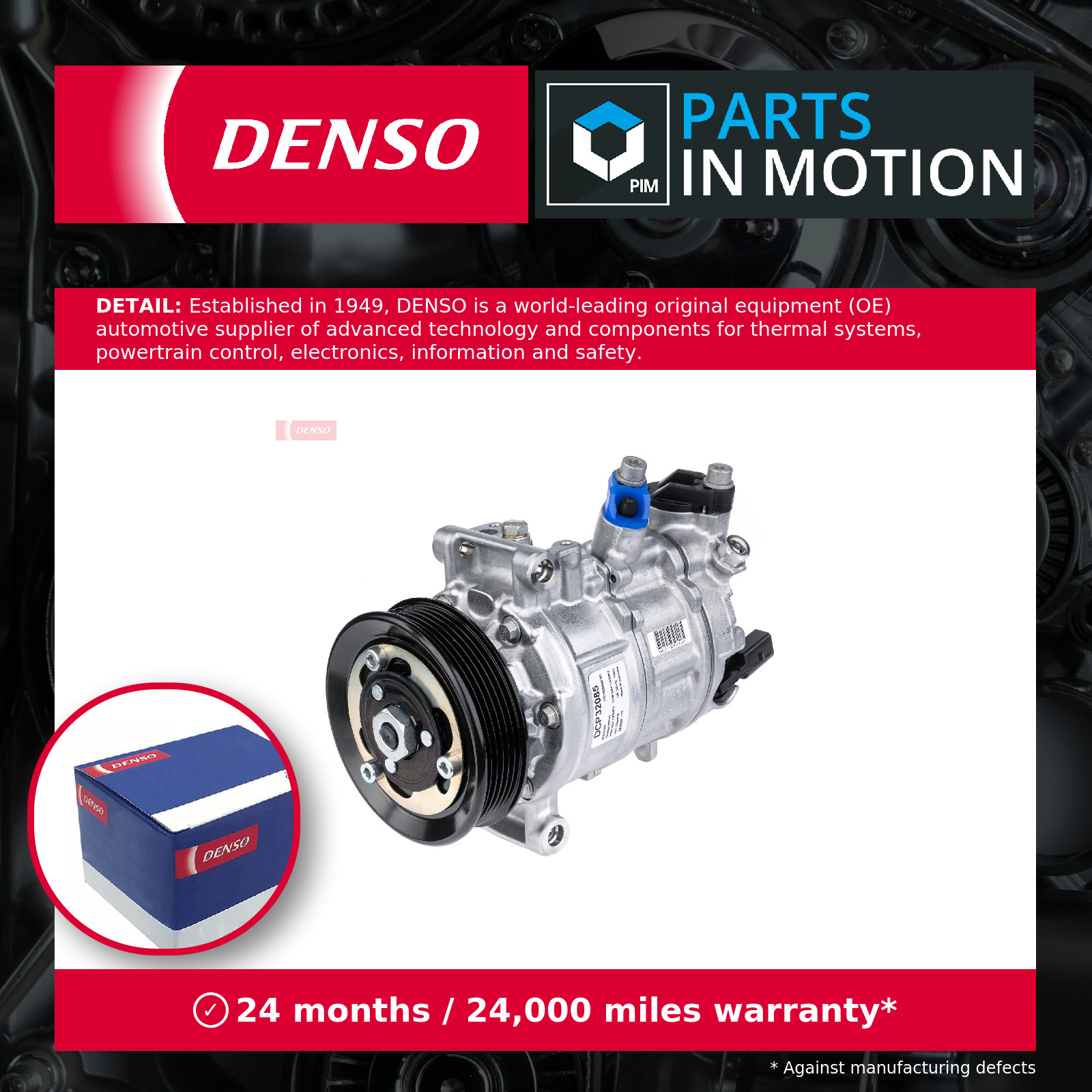 Air Con Compressor fits VW TIGUAN 1.5 2.0 2.0D 2016 on AC Conditioning Denso New - Image 16