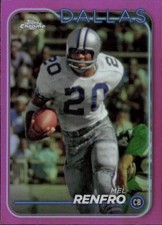 2024 Topps Chrome #52 Mel Renfro Pink Refractor