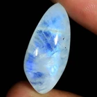 (12 X 28 X 07 MM) 22.90 CARAT. NATURAL RAINBOW MOONSTONE CABOCHON LOOSE GEMSTONE