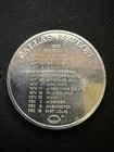 Johnny Walker Red New York Giants 1973 Schedule Coin NY NFL Scotch Football Z288 — photo 2