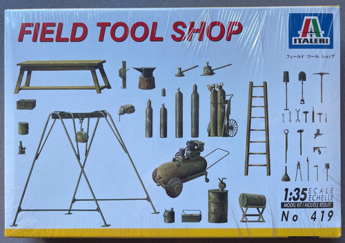 Maquette Italeri Atelier De Campagne Field Tool Shop 1/35 - N°419 - Neuf Collector Des Années 80