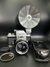  MINT Nikon F Photomic FTN  NIKKOR-Q Auto 135mm f/3.5 Prime Lens 100 Working 