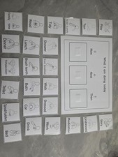 makaton sign now, next and then board, with pecs, visual aid, and autism.