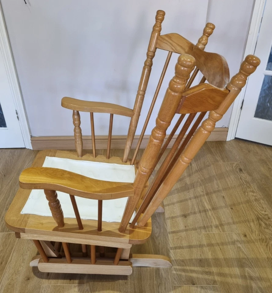 Glider Rocker Nursing Chair Base and Frame, Good Condition, Needs cushions. - Image 4 of 4