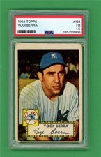 1952 Topps #191 Yogi Berra * PSA FR 1.5 * New York Yankees vintage baseball card