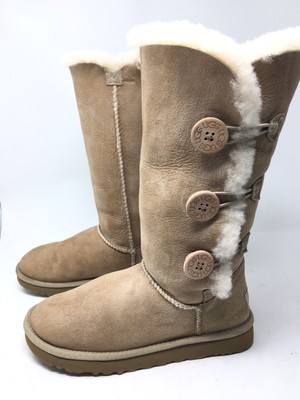 ugg womens bailey button boots chestnut