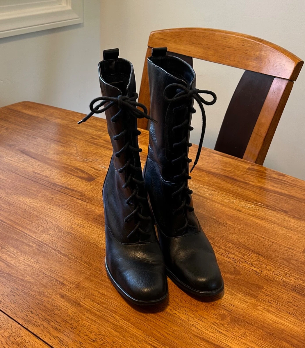 Granny boots hotsell wide width