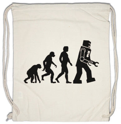 THE BIG WHITE ROBOT EVOLUTION BANG THEORY Turnbeutel Sheldon Nerd Cooper TV
