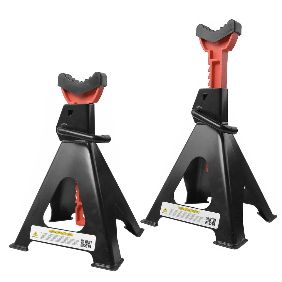 4X Heavy Duty Axle Stands 6 Ton Lifting Capacity Car Caravan Security Floor Jack - Image 2 of 4