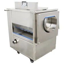 110V Electric Brush Roller Peeling Cleaning Machine Commercial Potato Peeler