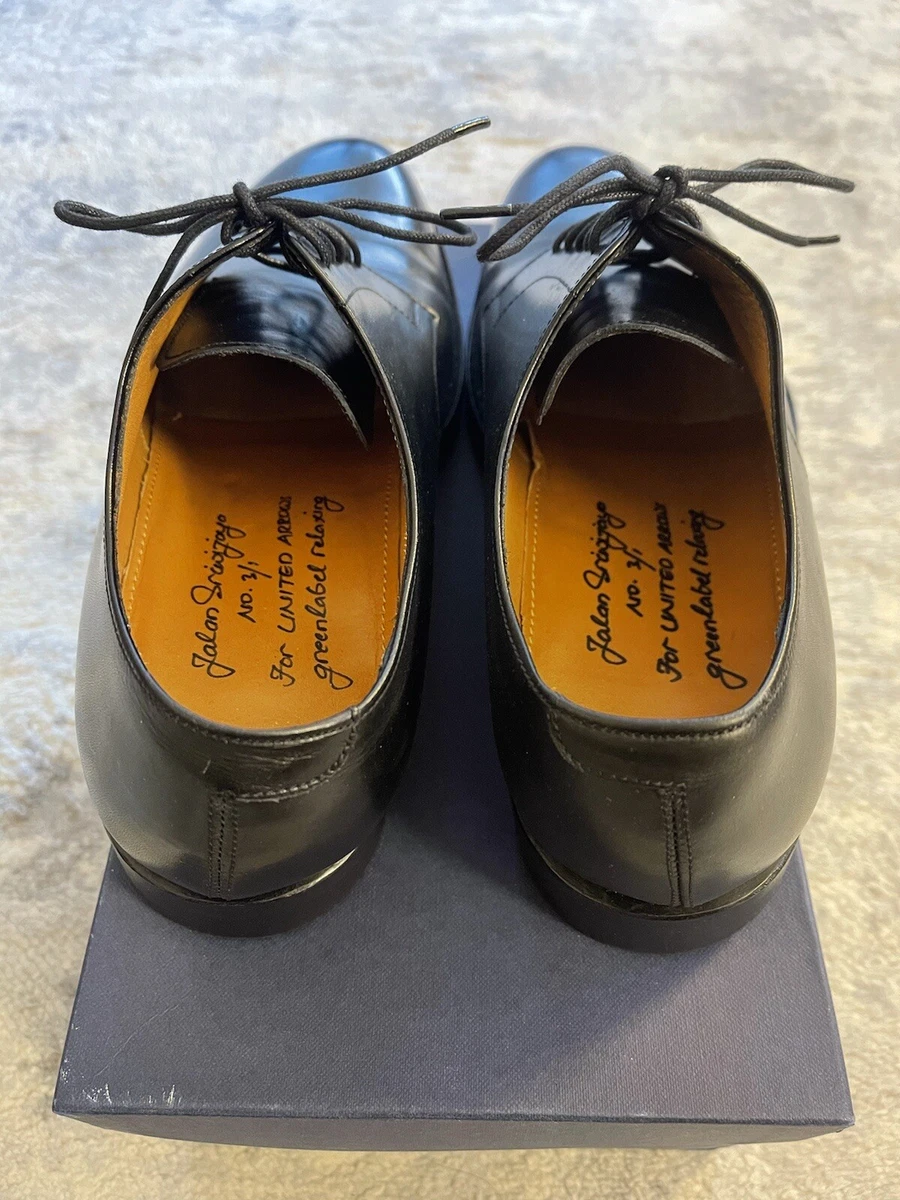 Jalan Sriwijaya x United Arrows Green Label Black Derby Lace-up