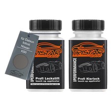 Autolack Lackstift für Datsun Infiniti KS0 Charcoal Gray Metallic Basis Klarlack