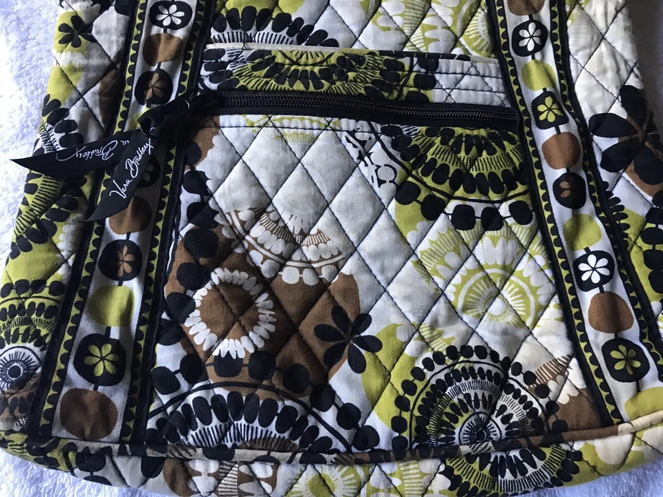 Vera Bradley Coca Moss (Retired Print) Messenger Bag w/ Adjustable Strap - Image 3 of 4