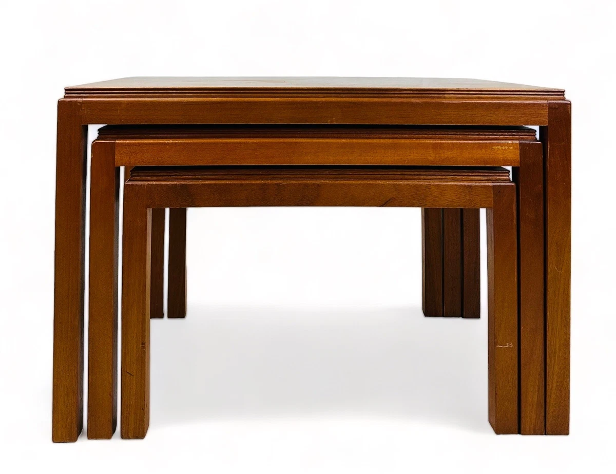GORDON RUSSELL TEAK NEST OF TABLES MID CENTURY RETRO eBay
