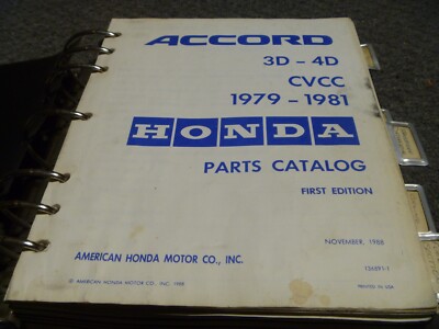 1979 1980 1981 Honda Accord Sedan Hatchback CVCC Parts