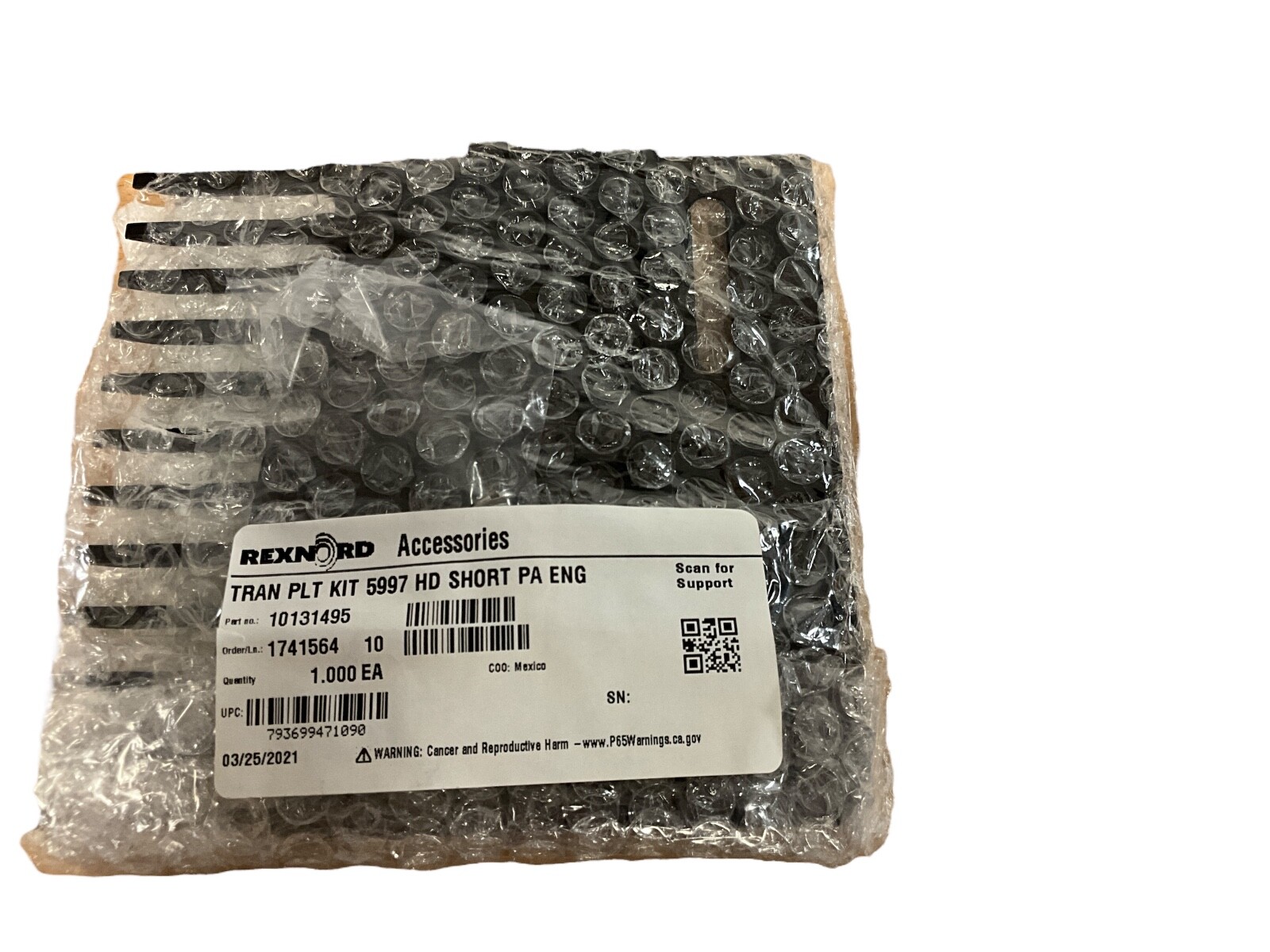 Rexnord 10131495 TRAN PLT KIT 5997 HD SHORT PA ENG | eBay