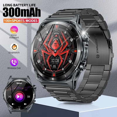 Smart Watch 1.43'' Display Sports Watch Bluetooth Call Monitor IP68 Waterproof