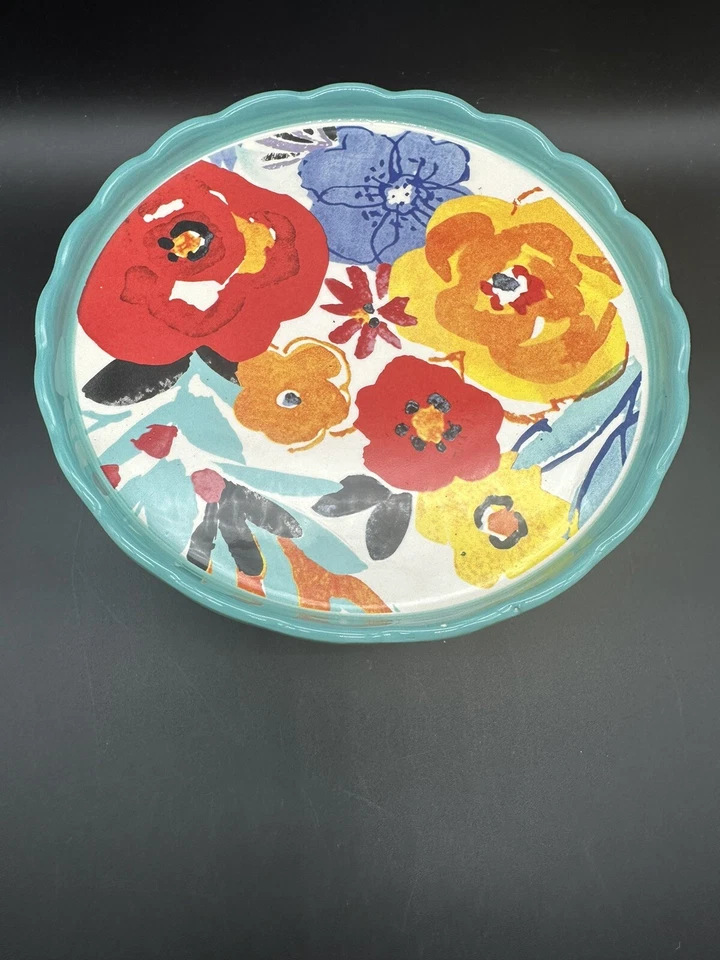 "Pionera Mujer Mercado de Pulgas Floral Lunares Soporte para Pasteles Decoración EXCELENTE 8"" X 4.25""" Foto 2 de 4