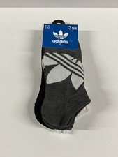 Adidas No Show Socks 3-Pair Size 6-12