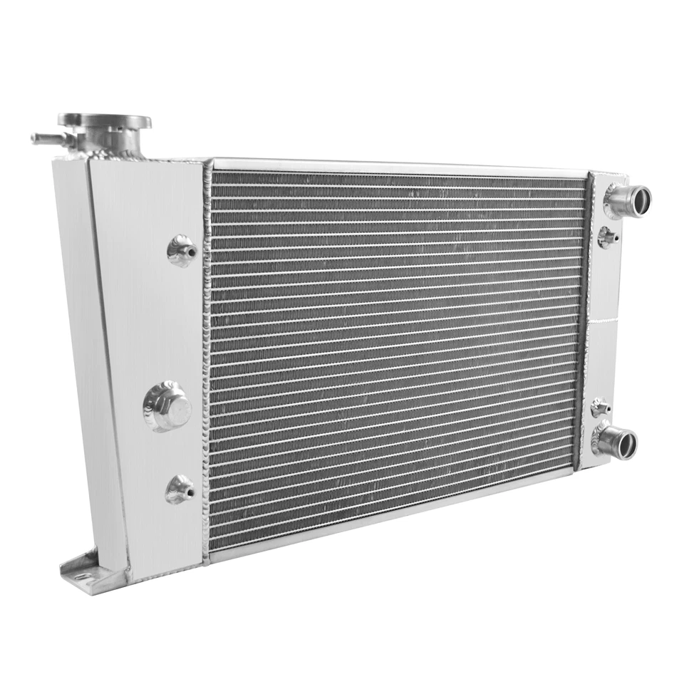 Radiador de aluminio de 2 filas para VW GOLF MK1 Jetta 1975-1981 SCIROCCO GTI SPEC 1,6 L MT Foto 4 de 4