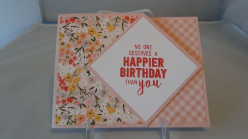 Stampin Up Card Kit Set Of 4 "Happy Birthday" cards #B2 - Zdjęcie 1 z 2