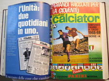LOTTO 15 FASCICOLI GRANDE RACCOLTA FIGURINE CALCIATORI PANINI RILEGATO 1961-1976