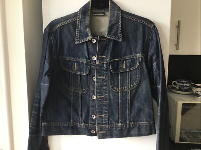 Authentic Vintage DKNY Jeans Jeansjacke. Westernjacke 0,38'' Brustumfang klassisch