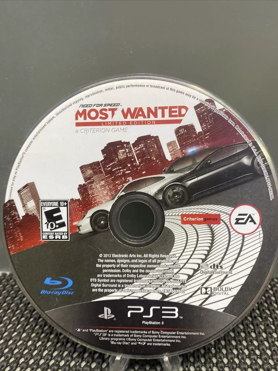 Need for Speed Most Wanted (Usado) - PS3 - Shock Games