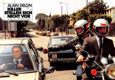 Killer stellen sich nicht vor ORIGINAL Aushangfoto Alain Delon / Michel Auclair