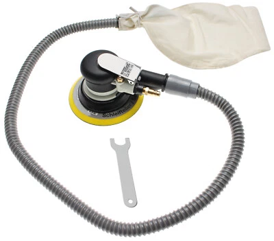 BGS Druckluft Exzenterschleifer Schwingschleifer Exzenter Schleifer 150 mm Luft