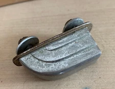 LEEDY 30s 50s Vtg Small Beavertail Lug Casing Parts Nickel Art Deco Snare Drum