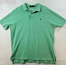Polo Ralph Lauren Mens XL Green Short Sleeve Polo Shirt