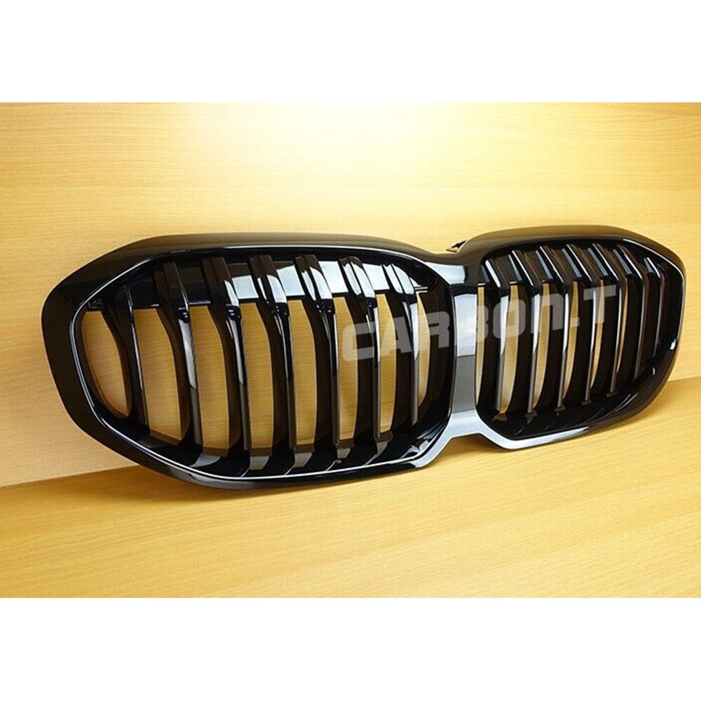 Glossy Black Front Grille Grill For BMW F40 120i Hatchback 2D/4D Facelift 19-24