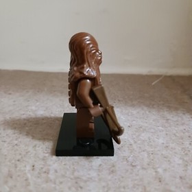 LEGO Star Wars Genuine Chewbacca Minifigure EUC Displayed From Millennium Falcon
