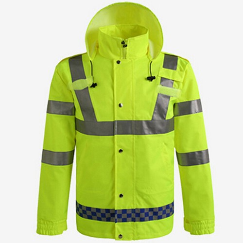 Hi-Vis Waterproof Raincoats Rainjacket 