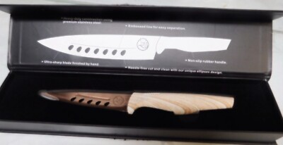 #ad Gourmet Easy Rose Gold Non Stick Knife8quot; $7.15