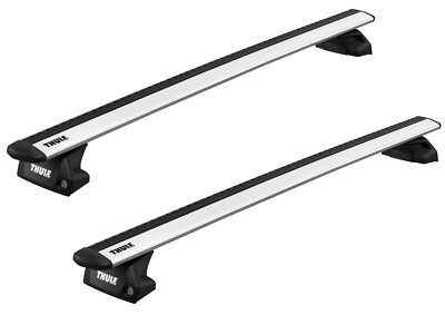 Thule Roof Rack Evo Flush Rail WingBar Evo Silver for Cupra Formentor SUV