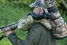 Shoulder Pad Tripod Lens Support for Large Gitzo/Benro etc, EREBIS CAMO Cordura