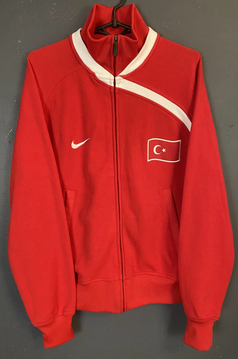 MEN S NIKE TURKEY NATIONAL 2008 2010 TRACK TOP JACKET SOCCER