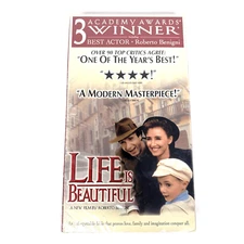 Life Is Beautiful (NEW SEALED VHS 1999, English Subtitled Release) Blockbuster