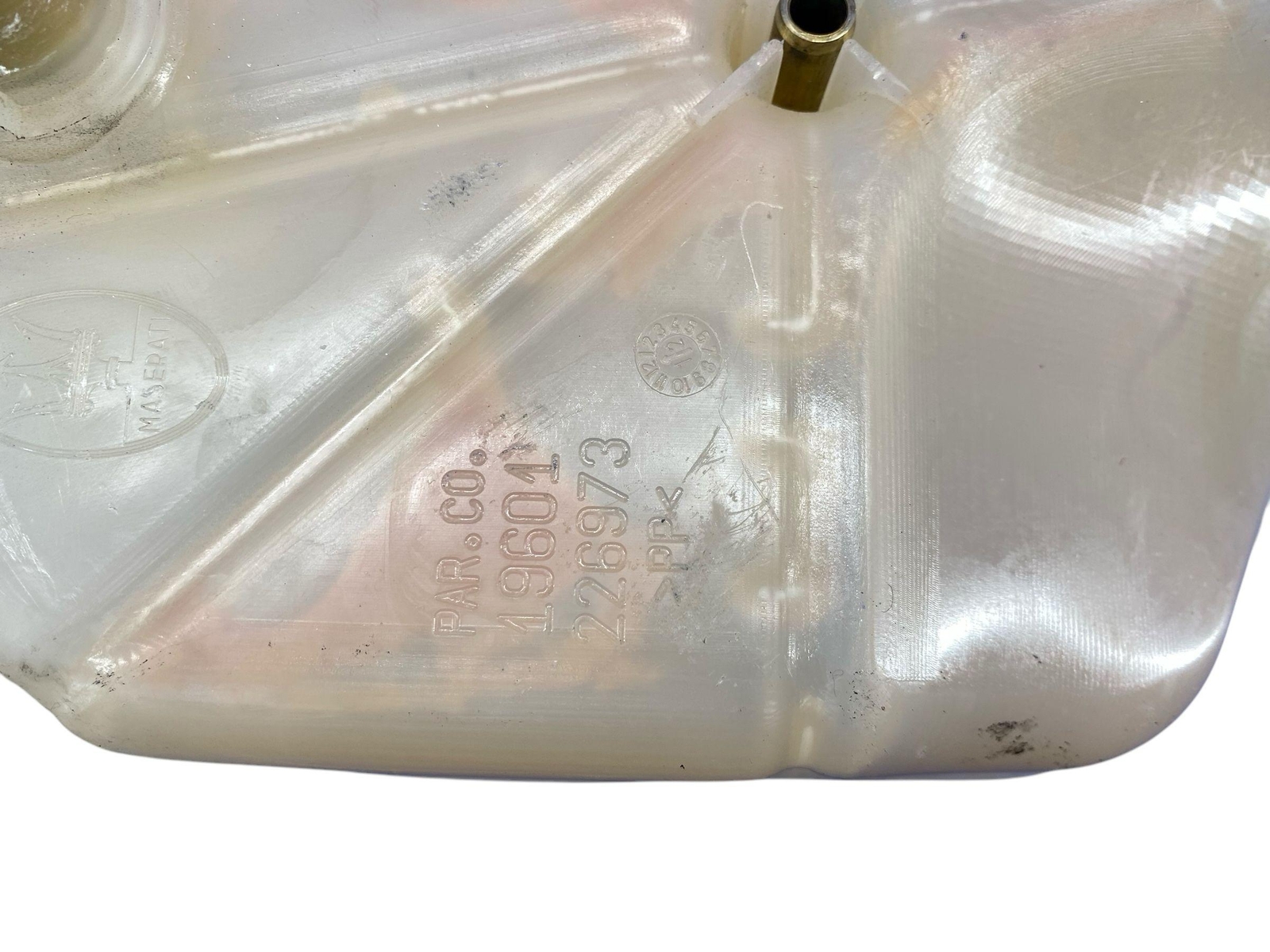 2008-2014 FERRARI CALIFORNIA RWD 4.3L COOLANT EXPANSION TANK OVERFLOW BOTTLE